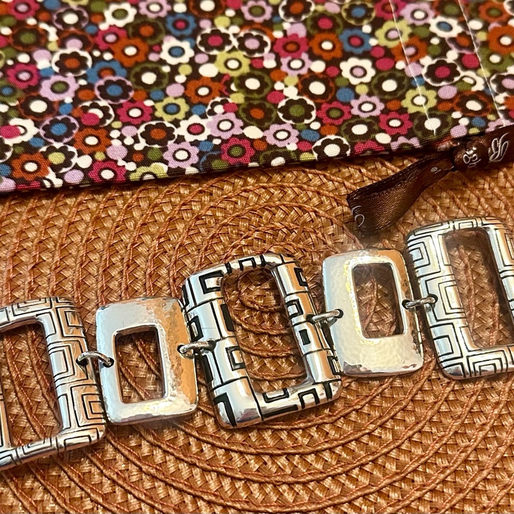 Brighton Geometric Silver Statement Bracelet - image 7